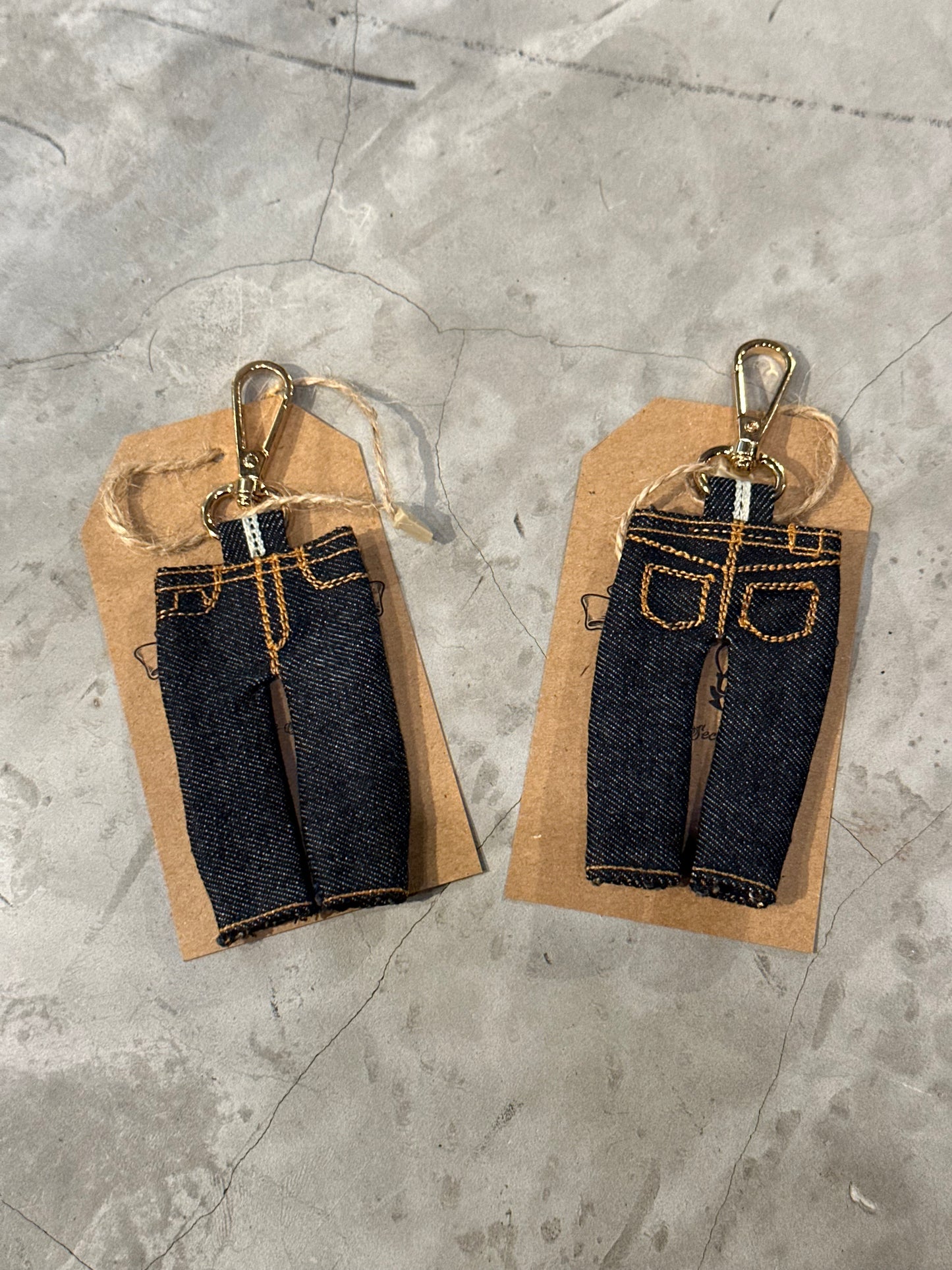 14Oz Selvedge Mini-denim Keychain